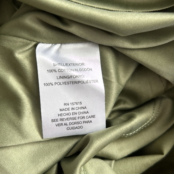 Cynthia Rowley Olive Long Sleeve Dress with Floral Cutouts - Picture 5 of 8